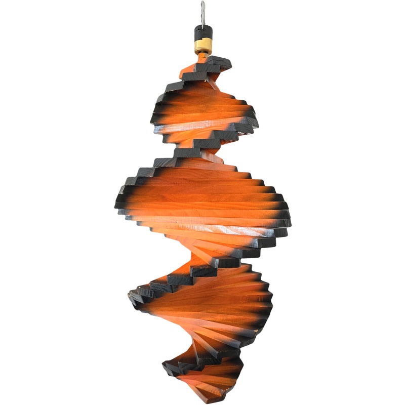 Drvena spirala za vjetar 100 cm