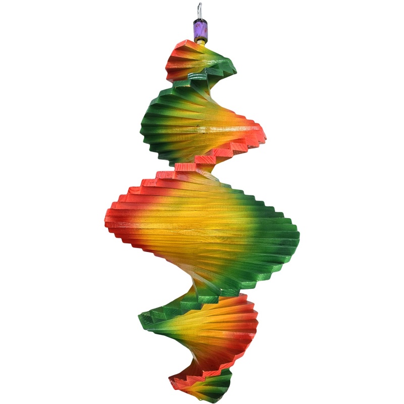 Drvena spirala za vjetar 100 cm