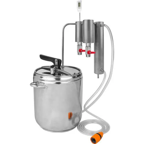 Destiler i ekspres lonac 2 u 1, 12 l, hladnjak + 2 taložnika