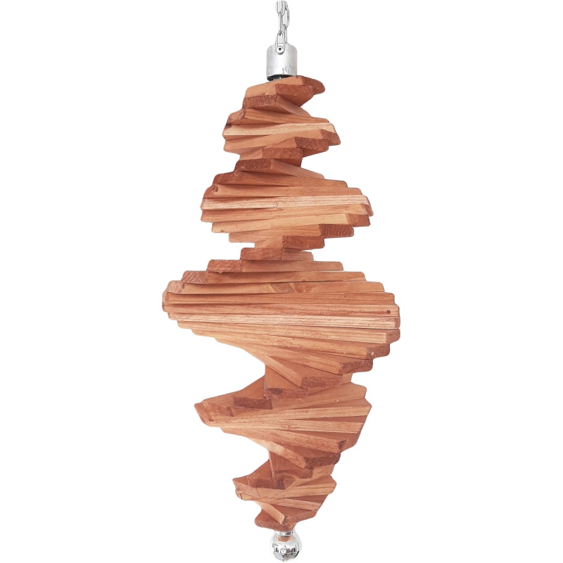 Drvena spirala za vjetar 40 cm