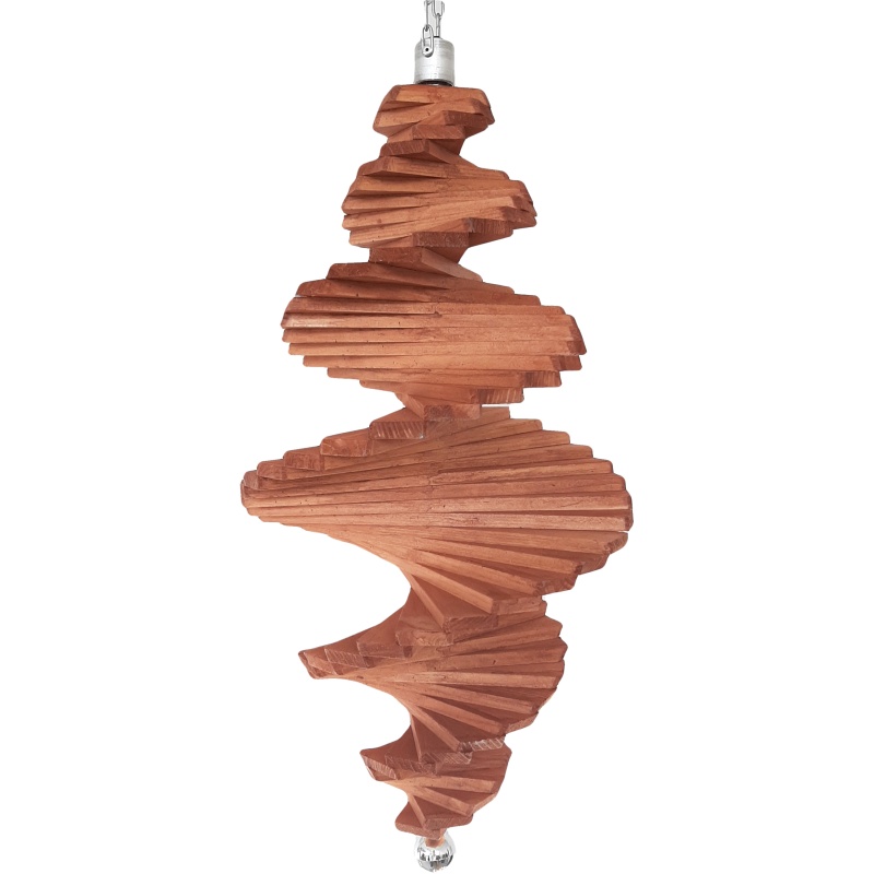 Drvena spirala za vjetar 50 cm