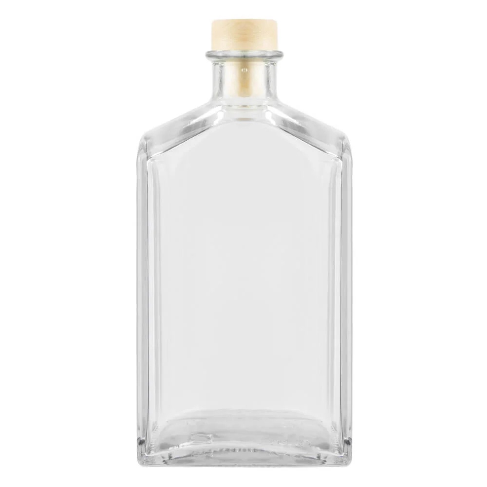 Staklena boca BRANDY 500 ml s čepom