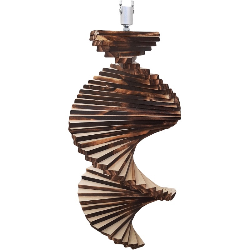 Drvena spirala za vjetar 50 cm