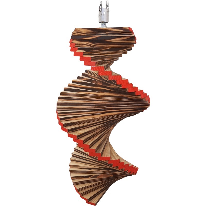 Drvena spirala za vjetar 50 cm