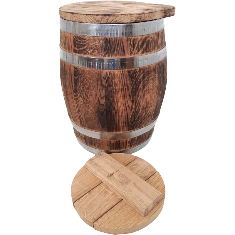 Hrastova bačva od 15 l za kiseljenje povrća, ekstra čvrsta