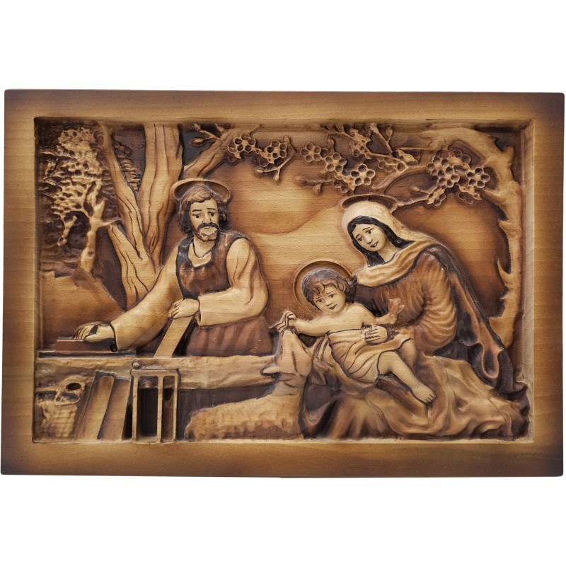 Drvena slika Svete Obitelji, 36 x 25 cm