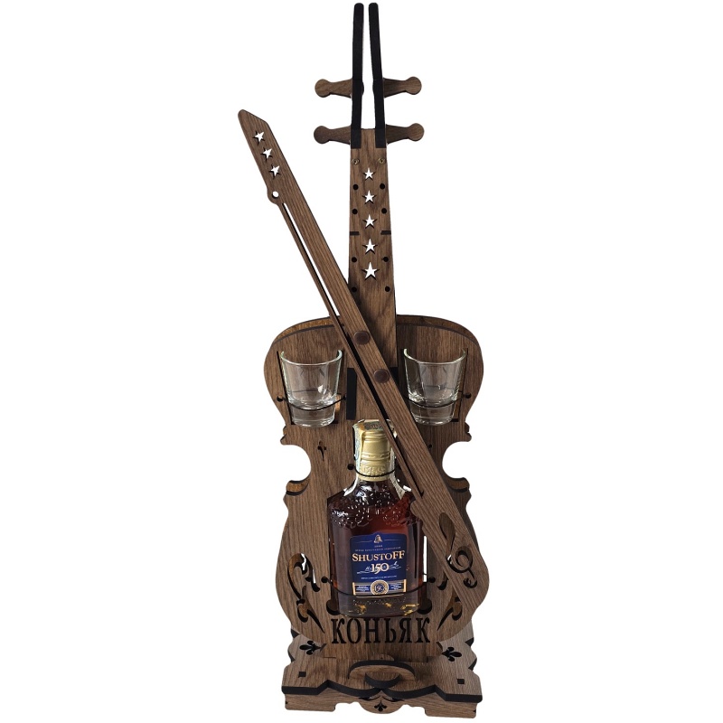 Stalak za alkohol "violina", 18 x 12 x 58 cm