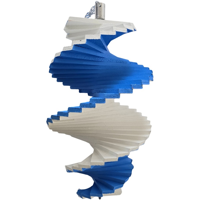 Drvena spirala za vjetar 50 cm