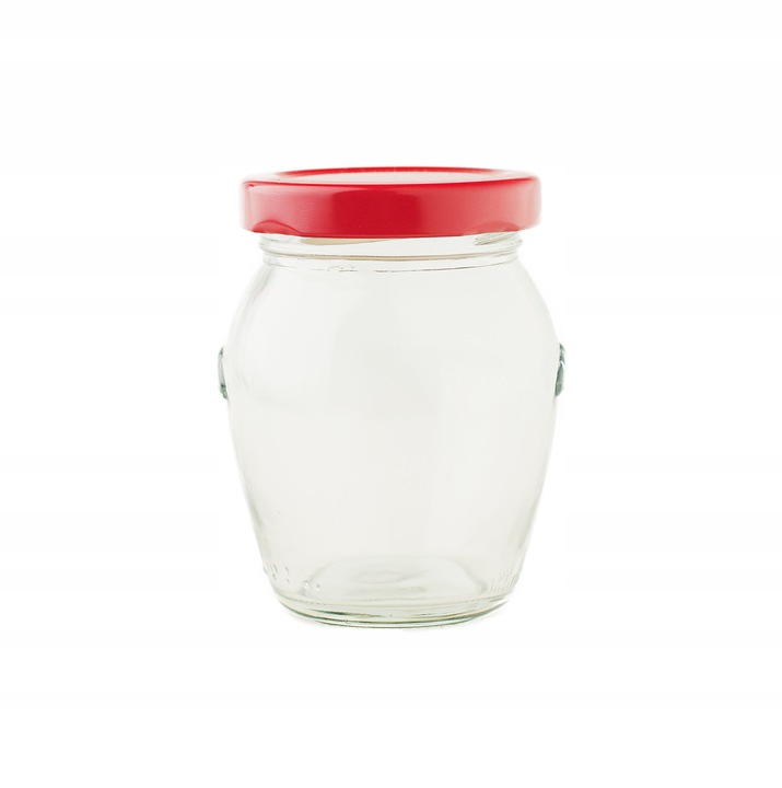 Staklenka za pekmez AMFORA 520 ml s poklopcem