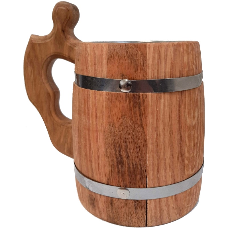 ! NAPUKNUTO ! - Ručno izrađena drvena šalica 0,5L