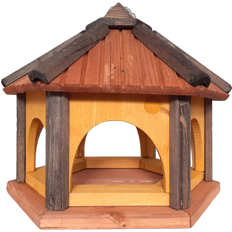 Drvena hranilica za ptice, 44 cm x 37 cm