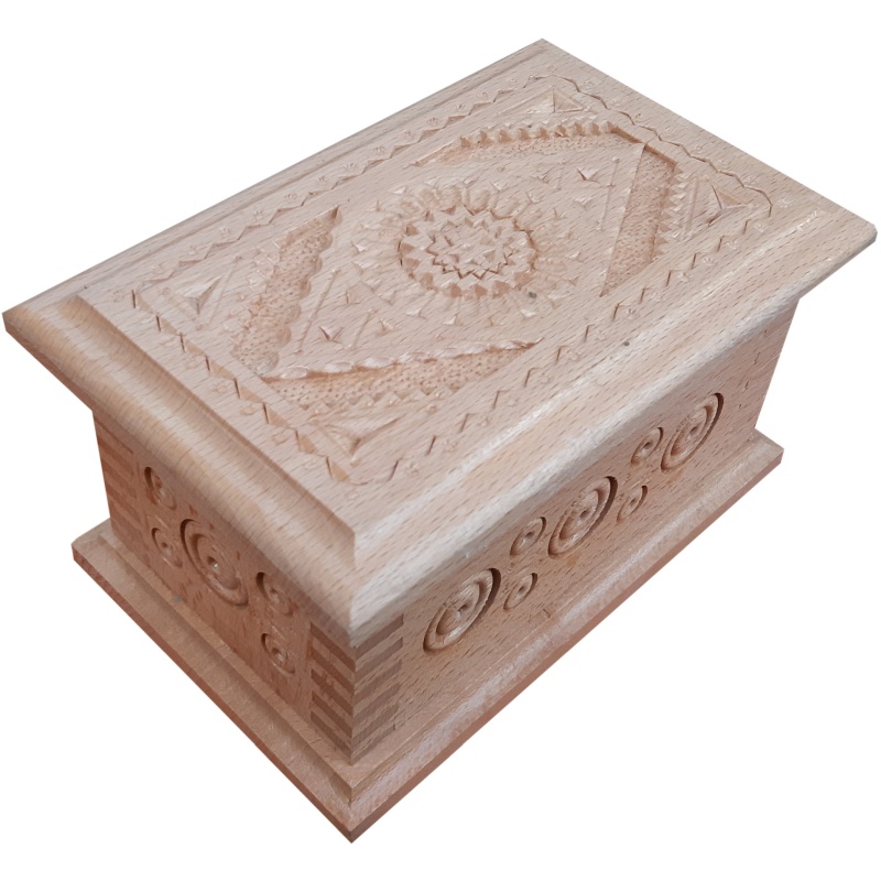 Drvena kutija za nakit 17x11x9 cm