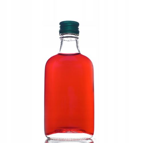 Staklena boca PLOSKACKA 200 ml s čepom