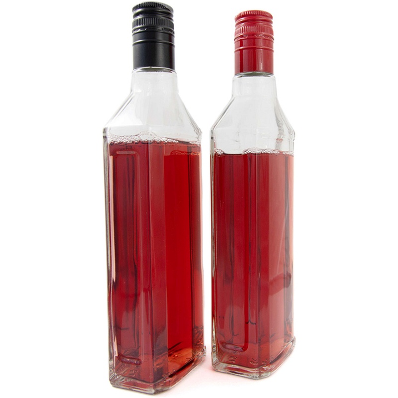 Staklena boca WHISKY 500 ml s čepom