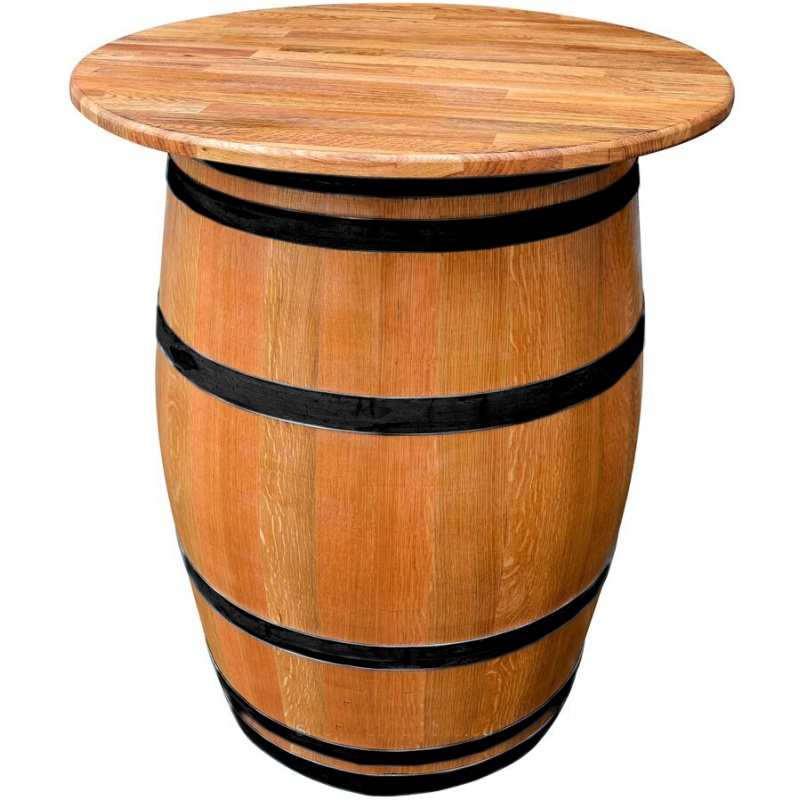 Stol za bačve (crni obruči)