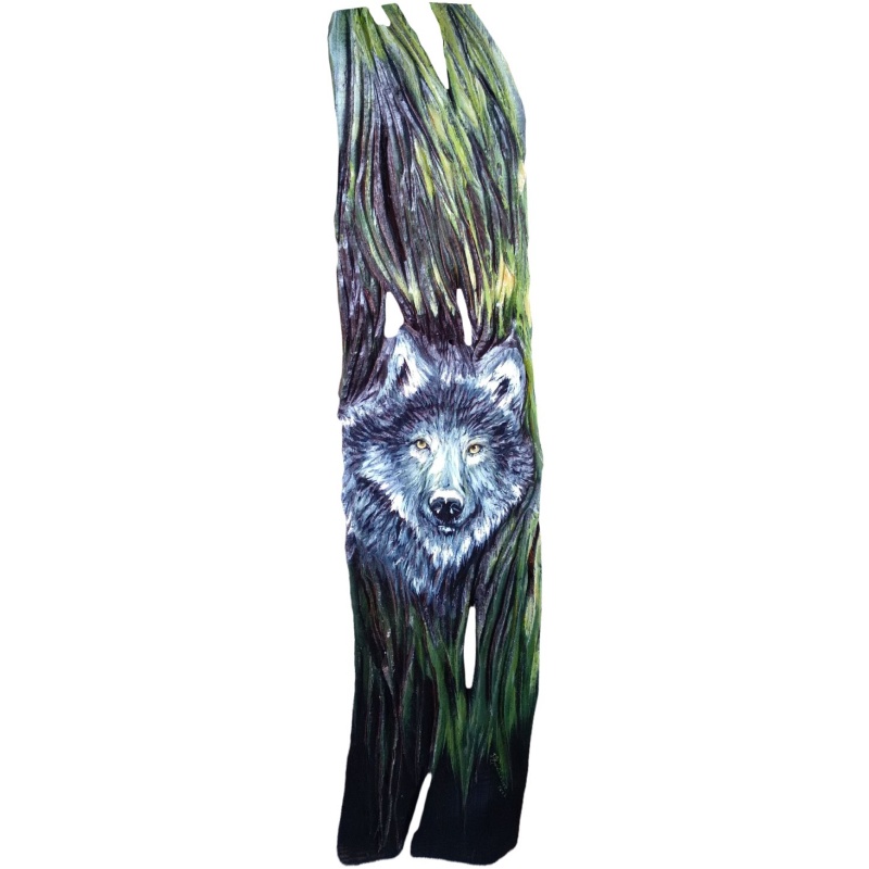 Drvena slika Wolf G