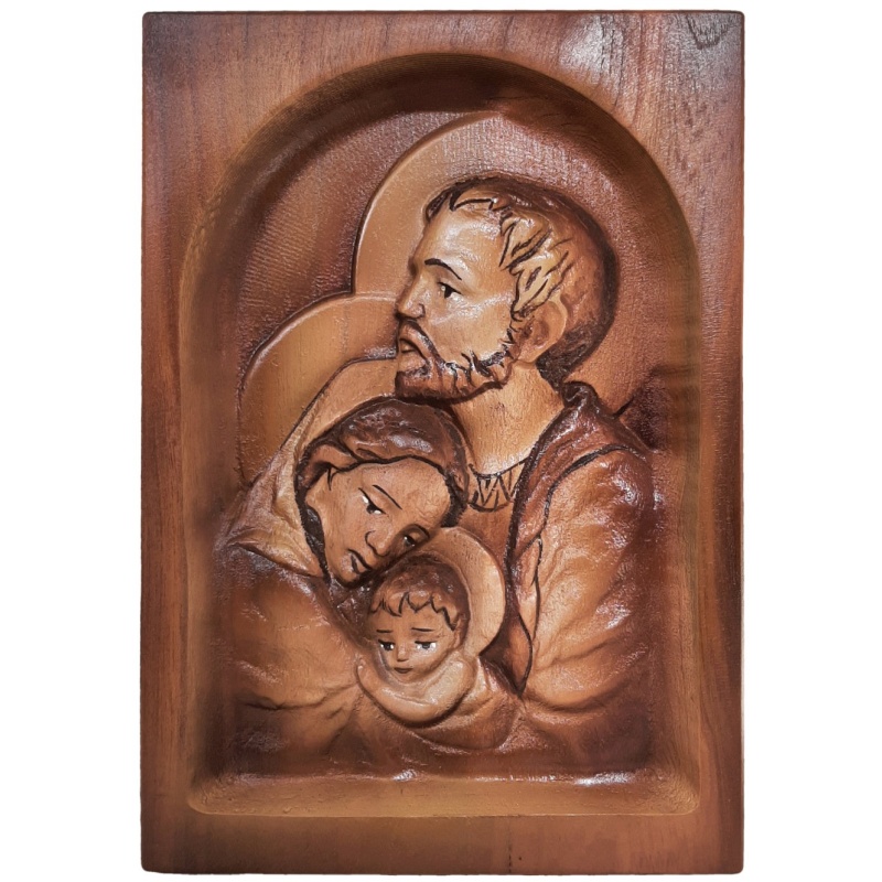 Drvena slika Svete Obitelji 18 x 25 cm